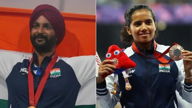 paris-paralympics-2024-harvinder-singh-preeti-pal-named-as-indias-flagbearers-for-closing-ceremony